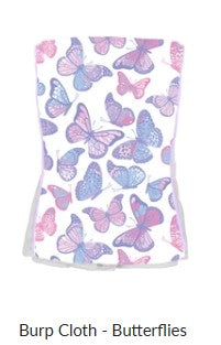 Burpie Cloth- Butterflies