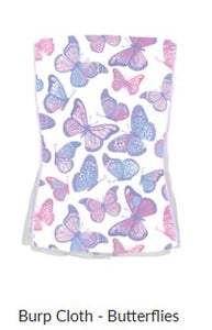 Burpie Cloth- Butterflies