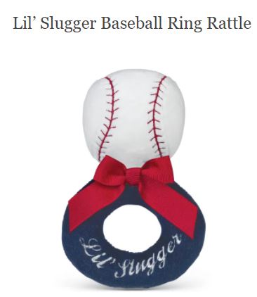 Baseball rattle hot sale